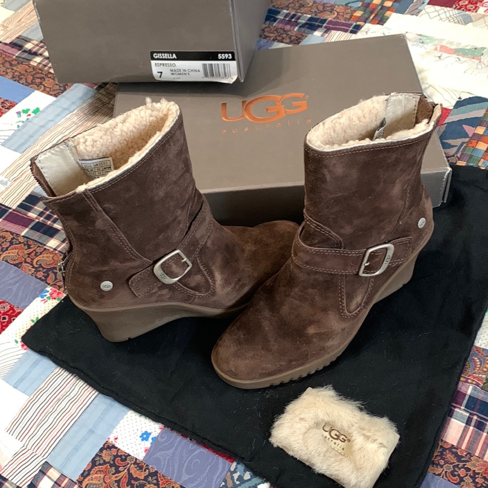 Used gently. Uggs ankle boots